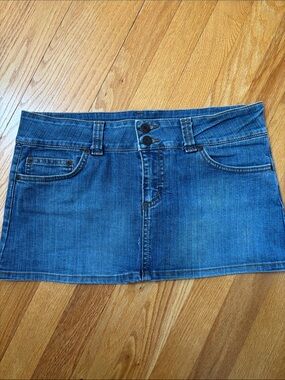 Denim Mini Skirt